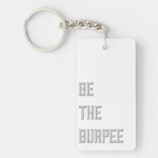 Funny Fitness Burpee Gym Humor Sleutelhanger