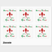 Funny Fitness Fitmas Kerst Trainer Sticker (Vel)