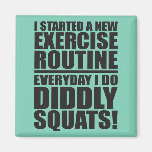 Funny Fitness Gym Magneet