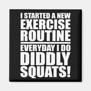 Funny Fitness Gym Magneet