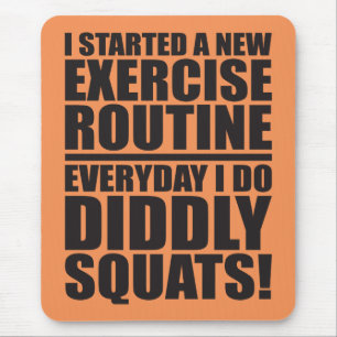 Funny Fitness Gym Muismat