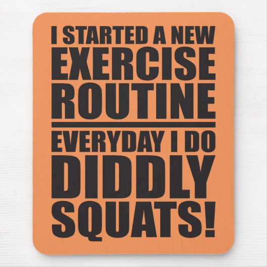Funny Fitness Gym Muismat (Voorkant)
