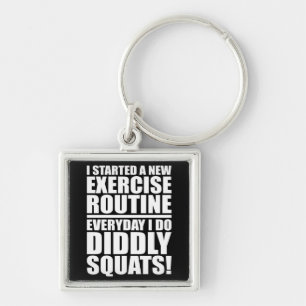 Funny Fitness Gym Sleutelhanger