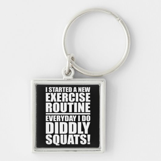 Funny Fitness Gym Sleutelhanger (Voorkant)