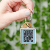 Funny Fitness Gym Sleutelhanger (Hand)