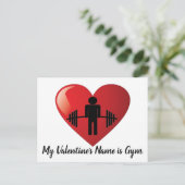 Funny Fitness Gym Valentijn Kaart (Staand voorkant)
