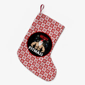 Funny Fitness - Met Kerstmis trainer Gym Kleine Kerstsok (Voorkant (Hangend))