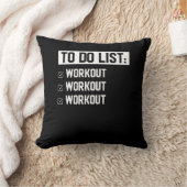 Funny Fitness Motivatie Gezegde Kussen (Deken)