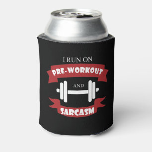 Funny Fitness Supplement Sarcasm Gym Quote Blikjeskoeler