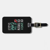 Funny Fitness Workout Enkelen genomen op Gym Bagagelabel (Voorkant horizontaal)