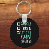 Funny Fitness Workout Enkelen genomen op Gym Sleutelhanger (Voorkant)