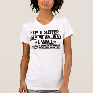 Funny Fix It Handyman Quote Handyman Husband Joke  T-shirt