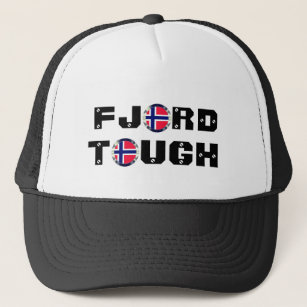 Funny "Fjord Tough" & Noorse vlag Trucker Pet