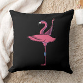Funny Flamingo Bird Yoga Workout Kussen (Deken)