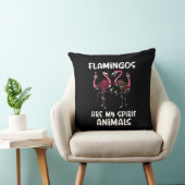 Funny Flamingo Birds Spirit Animal Kussen (Stoel)