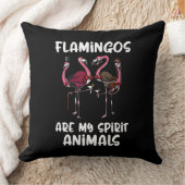 Funny Flamingo Birds Spirit Animal Kussen (Deken)