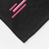 Funny Flamingo Bowling N Bowl Bowler Fleece Deken (Hoek)