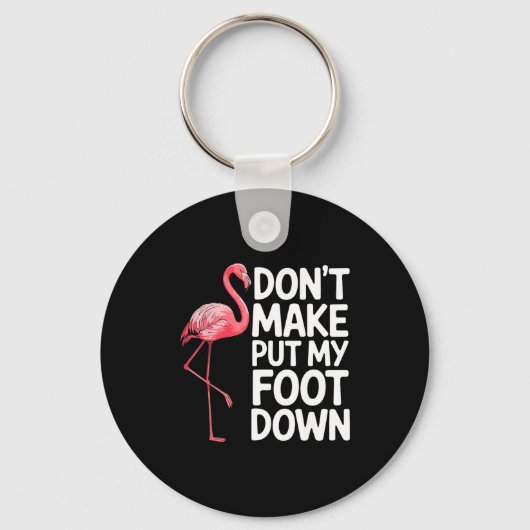 Funny Flamingo Design For Men Women Kids Bird Nk F Sleutelhanger (Voorkant)