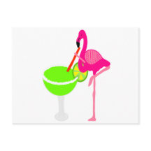 Funny Flamingo Drink een Margarita