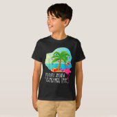 Funny Flamingo Flocking Around The Christmas Tree T-shirt (Voorkant volledig)