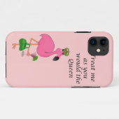 Funny Flamingo iPhone 5 Barely Daar Hoesje (Achterkant (horizontaal))