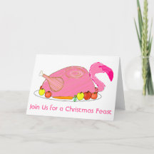 Funny Flamingo Kerstmis