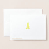 Funny Flamingo Kerstmis Folie Kaarten (Met envelop)