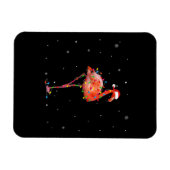 Funny Flamingo Kerstmis Light Apparel Cute Xmas Magneet (Horizontaal)