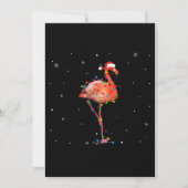 Funny Flamingo Kerstmis Light Apparel Cute Xmas Save The Date (Voorkant)