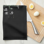 Funny Flamingo Kerstmis Theedoek (Quarter Fold)