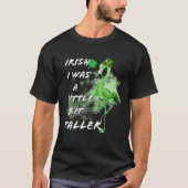 Funny Flamingo St. Patrick's Day T-shirt, Notre Da T-shirt (Voorkant)