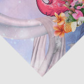 Funny flamingo tissuepapier (Detail)