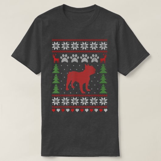 Funny Flamingo Ugly Sweater KerstAnimals Ligh T-shirt (Design voorkant)