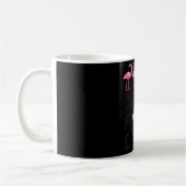 Funny Flamingos Lover Pink Flamingo Calm the Floc Koffiemok (Links)