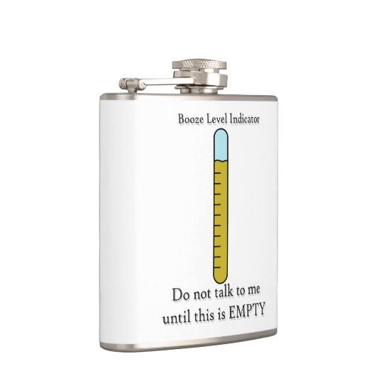 Funny Flask Booze Level Heupfles (Rechts)
