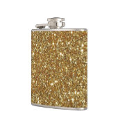 Funny Flasks Flask Gold glitter Heupfles (Links)