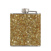 Funny Flasks Flask Gold glitter Heupfles (Achterkant)