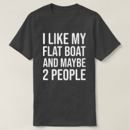 Funny Flat Boat Vist en Hunting Shirt