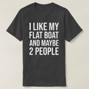 Funny Flat Boat Vist en Hunting Shirt