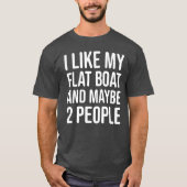 Funny Flat Boat Vist en Hunting Shirt (Voorkant)