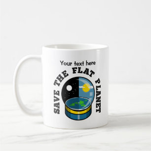 Funny Flat Earth Koffiemok