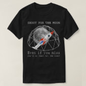 Funny Flat Earth Shirt Firmament Dome Conspiracy 1 (Design voorkant)