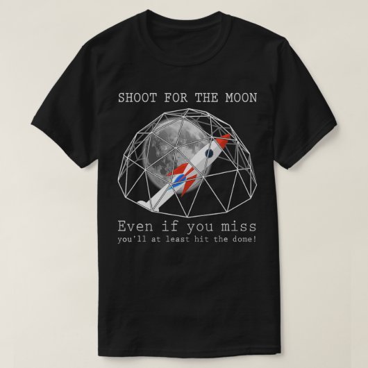 Funny Flat Earth Shirt Firmament Dome Conspiracy 1 (Design voorkant)