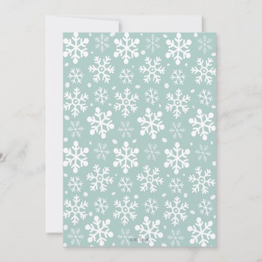 Funny Fleece Navidad Dansende Sheep Kerstmis Feestdagenkaart (Achterkant)