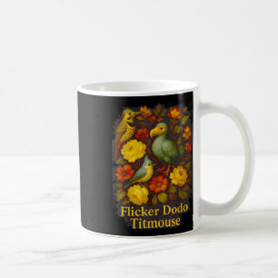 Funny Flicker Dodo Titmouse Bloemen Shirt W Koffiemok