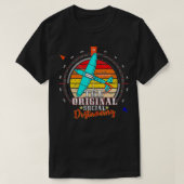 Funny Flight Airplane Thed Gift Float Planat B T-shirt (Design voorkant)