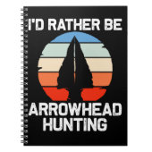 Funny Flint Arrowiads Stone Collecting Notitieboek (Voorkant)