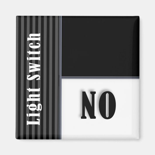 Funny Flip Magnet - Light Switch Status (Voorkant)