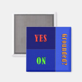 Funny Flip Magnet - Status gegrond (Voorkant / Achterkant)