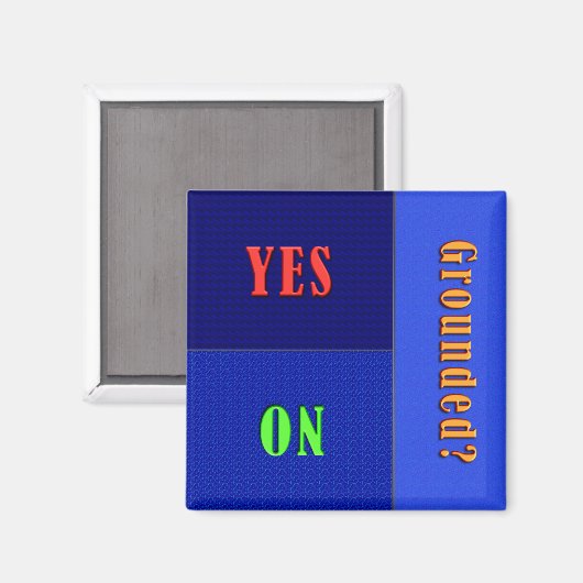 Funny Flip Magnet - Status gegrond (Voorkant / Achterkant)